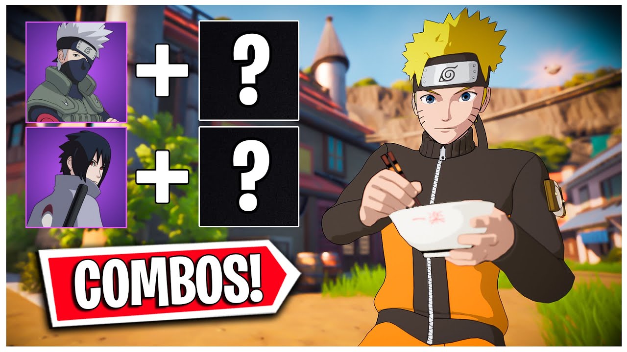 *NEW* NARUTO, SASUKE, KAKASHI, SAKURA COMBOS in Fortnite (Full Combos)