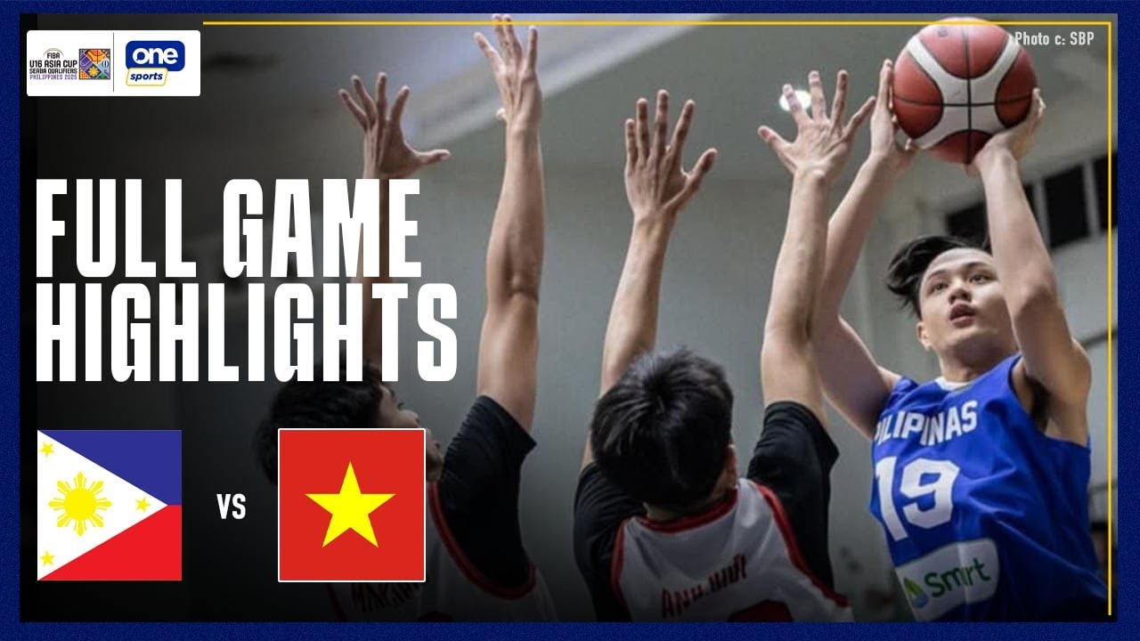 PHILIPPINES vs. VIETNAM | FULL GAME HIGHLIGHTS | FIBA U16 ASIA CUP SEABA QUALIFIERS