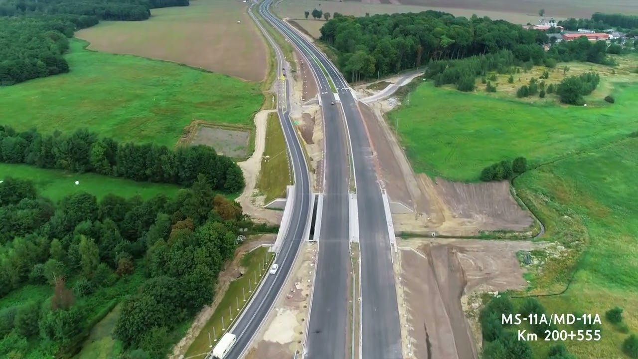 Budowa drogi ekspresowej S6 Sławno-Słupsk | Film z powietrza | Sierpień 2025|