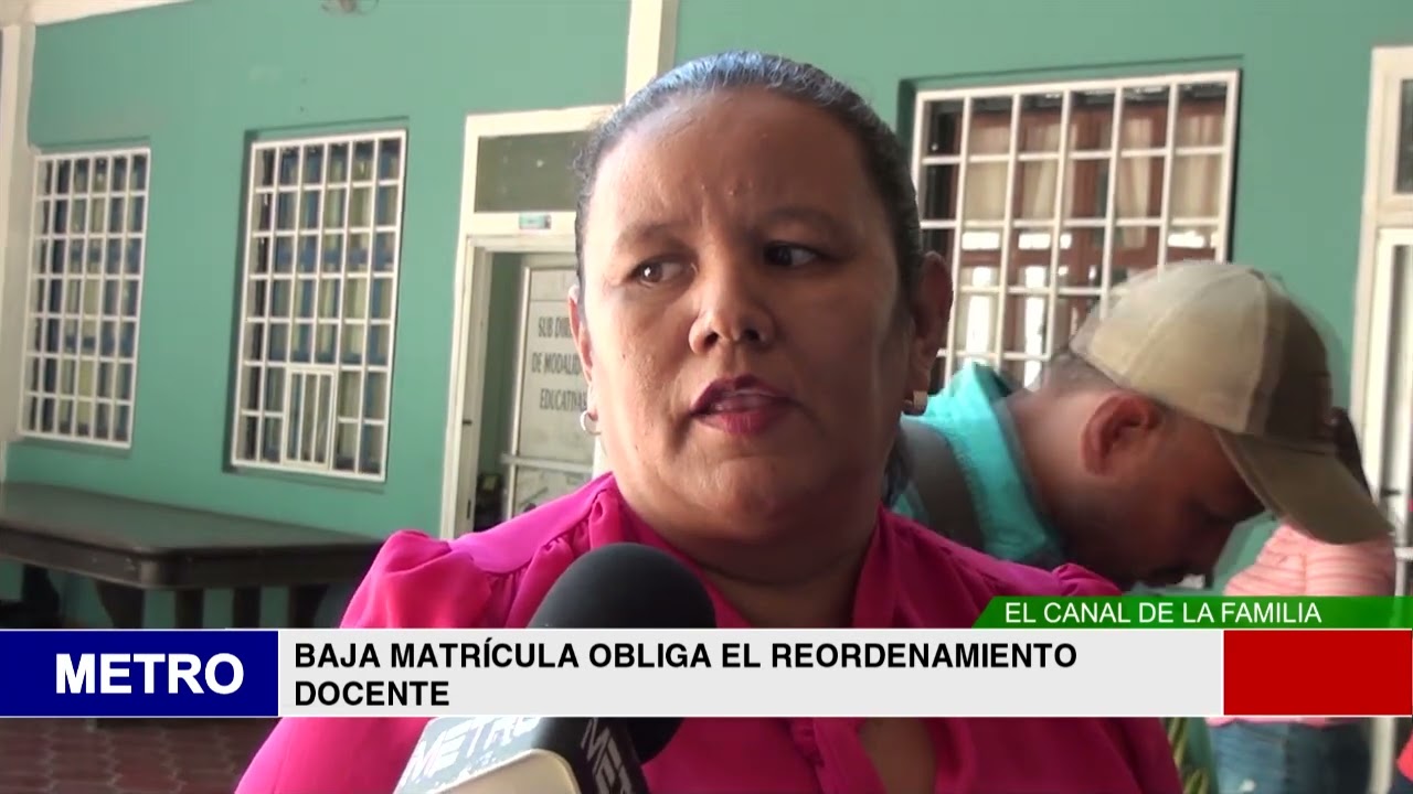 BAJA MATRÍCULA OBLIGA EL REORDENAMIENTO DOCENTE