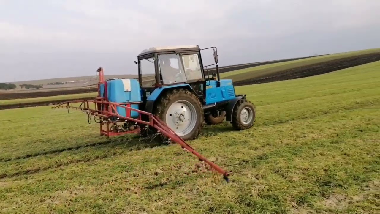 Друге підживлення озимини азотом.КАС-32 #мтз892 #кас