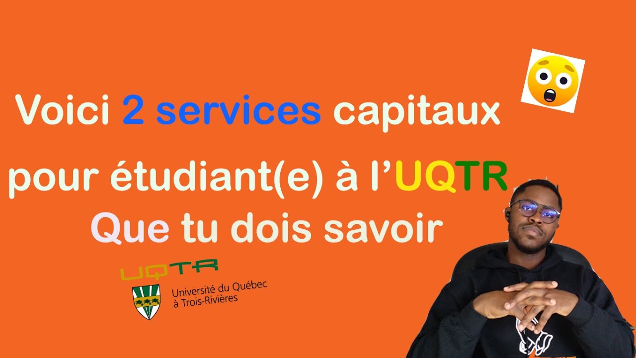 Voici deux services qu'offrent l'UQTR que tu dois savoir à tout prix !!!