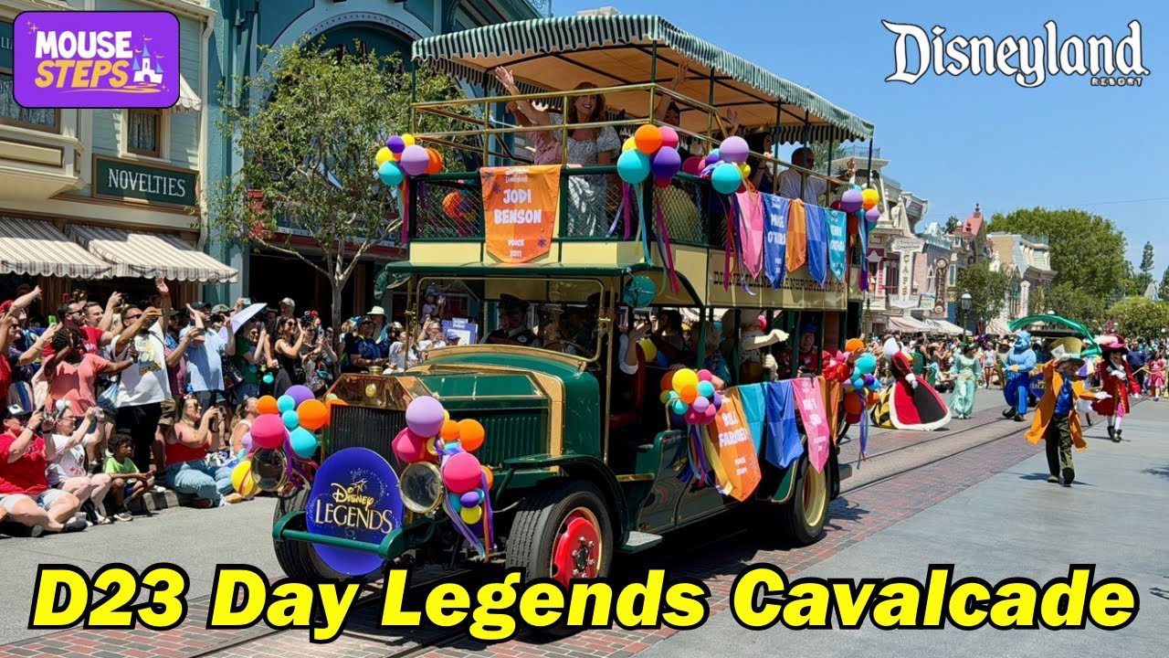 D23 Day Legends Cavalcade at Disneyland 2024