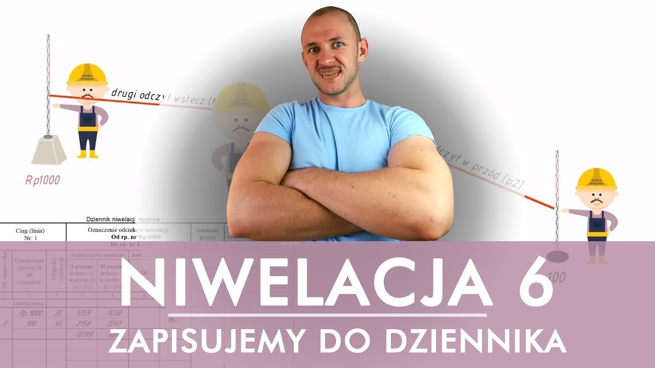Geodezja - zapisywanie do dziennika niwelacji