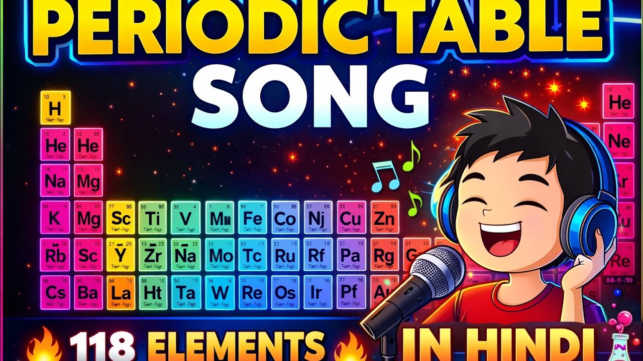 Periodic Table Song in Hindi | 118 Elements Song | Science Wala Gana Hindi 