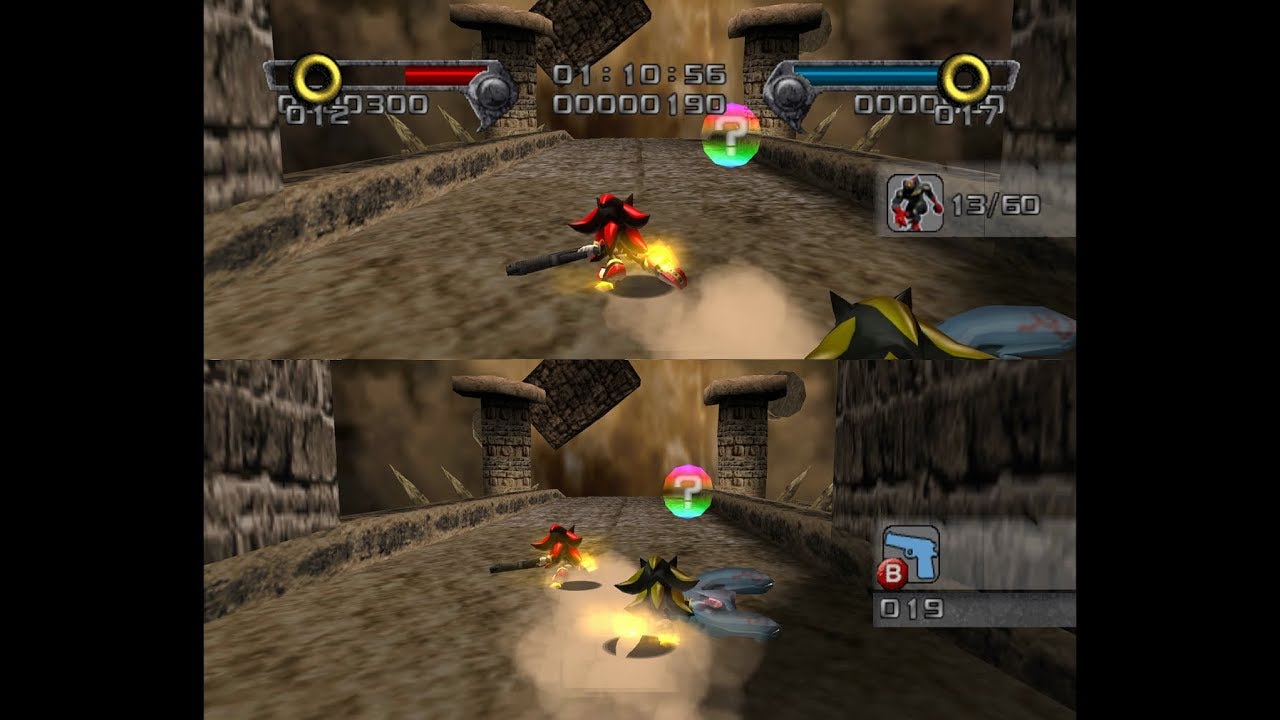 Shadow the Hedgehog Co-op Story Mode 2 player Netplay 60fps