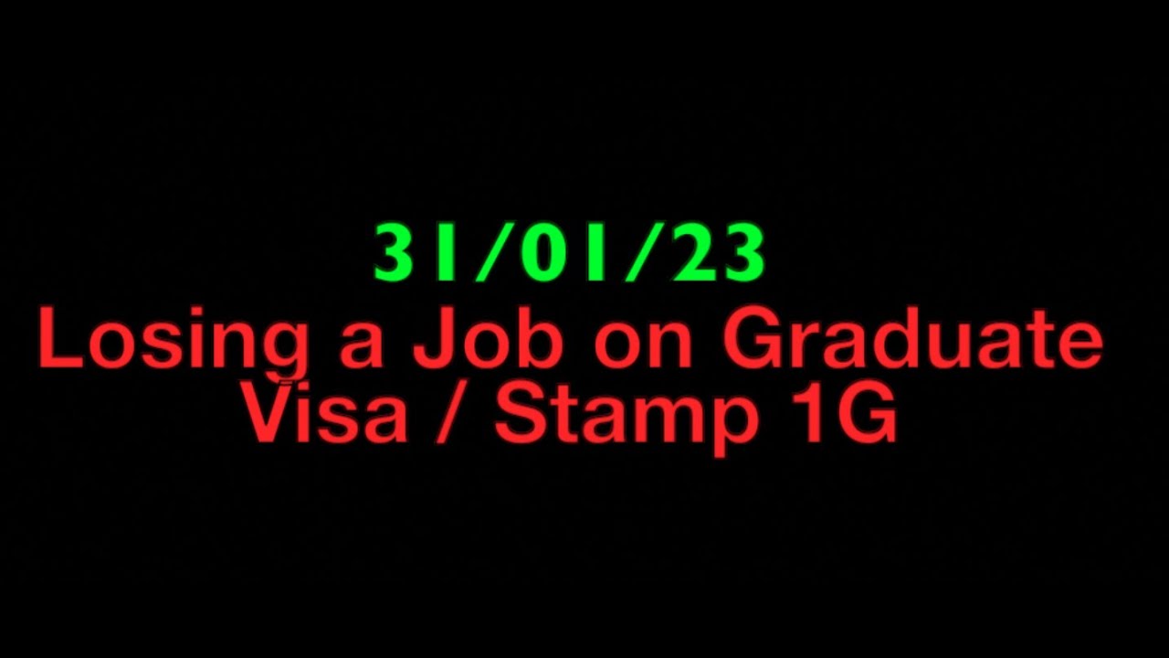 Stamp1G - Losing a job on Stamp 1G
