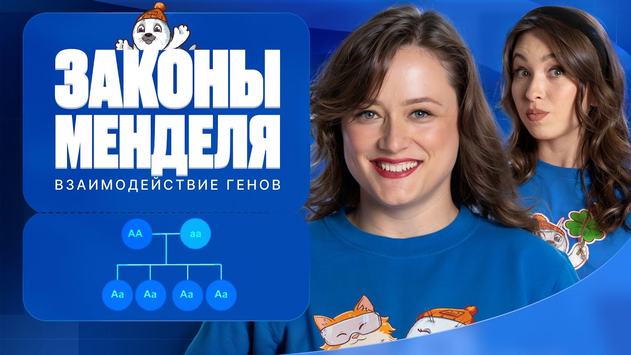 Законы Менделя. Взаимодействие генов. Сцепленное наследование | Полугодовик | ЕГЭ-2026 по биологии