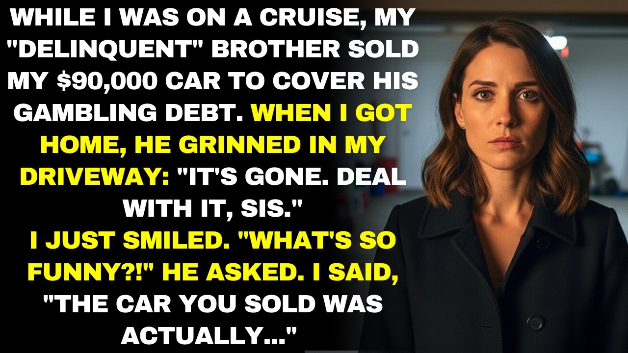 My Delinquent Brother Secretly Sold My $90K Car While I Was on a Cruise—He Missed One Thing Though…