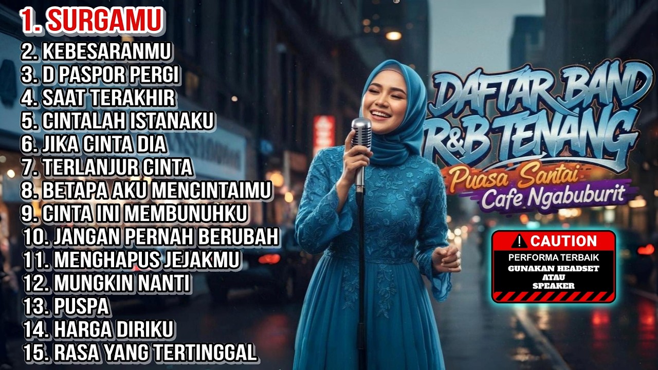 DAFTAR BAND R&B TENANG - Puasa Santai Cafe Ngabuburit (SurgaMu)