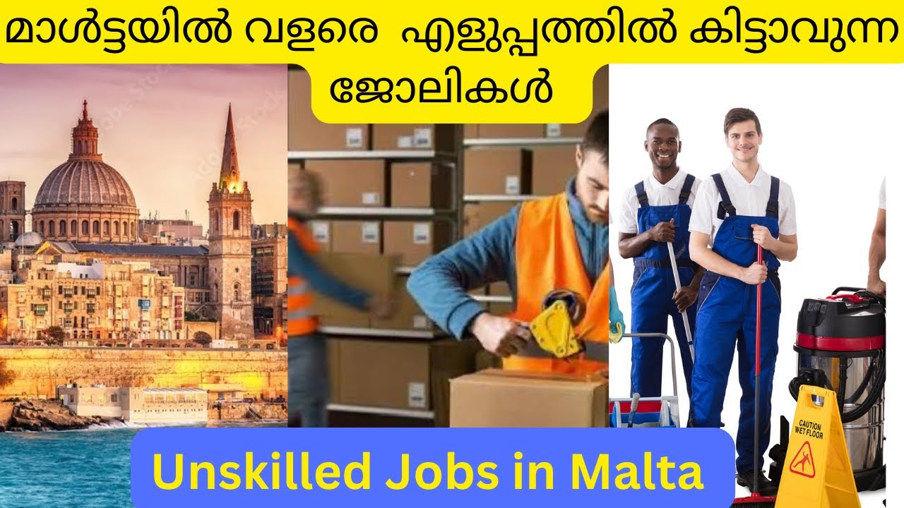 Unskilled Jobs in Malta Malayalam/Everything you need to know 🇲🇹 #viralvideo#viral