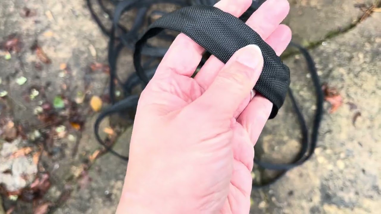 Set up of 100ft garden hose. Really nice.