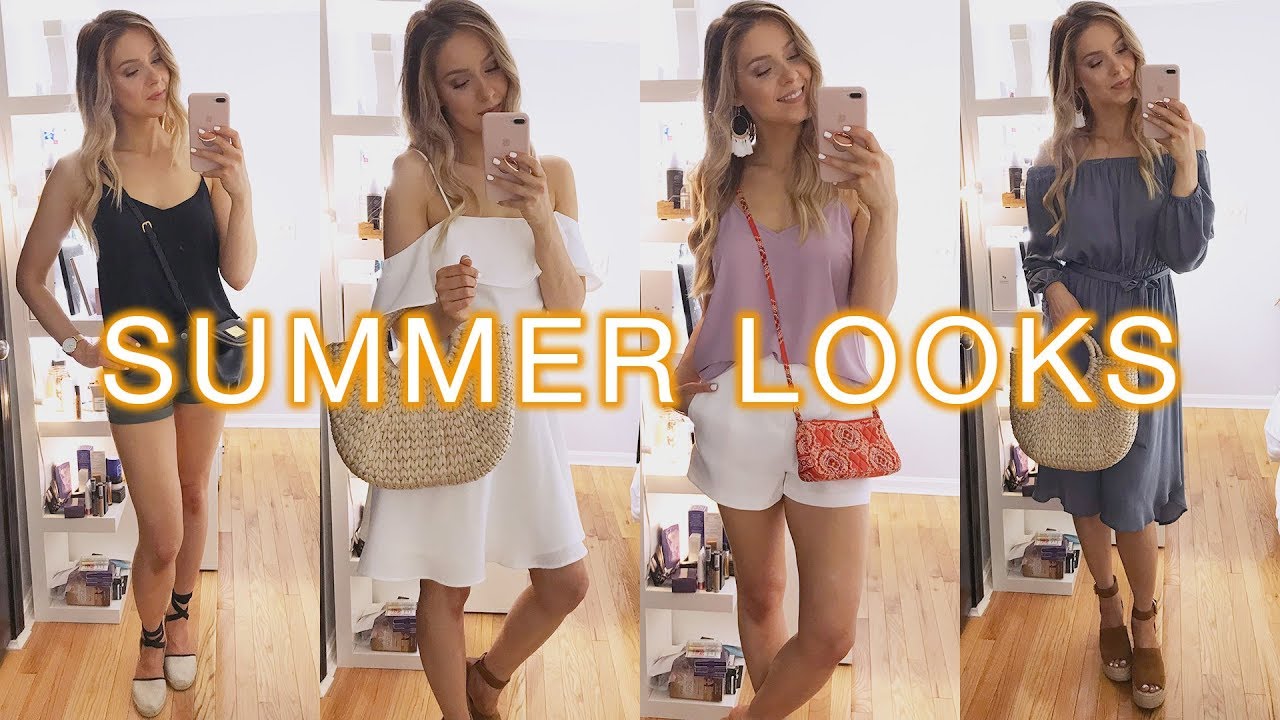 5 CUTE SUMMER OUTFITS (2018)