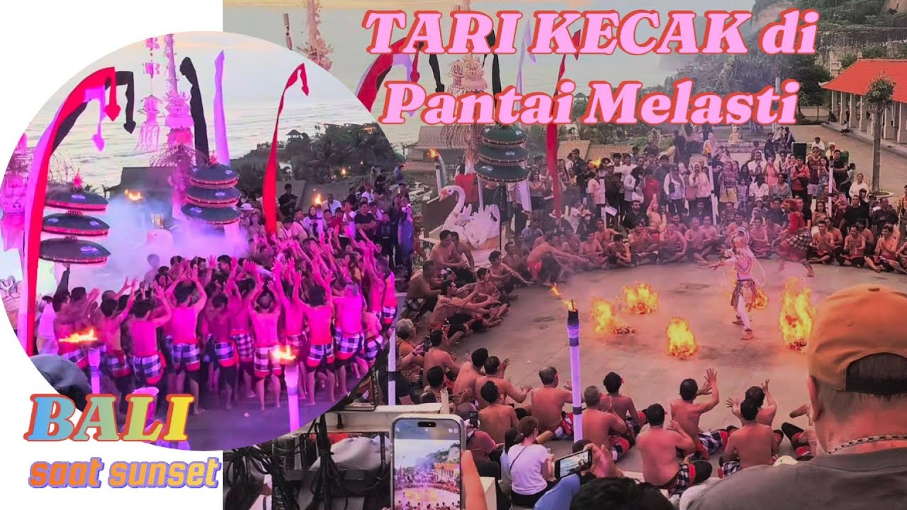 Tari Kecak di Pantai Melasti Bali | Pertunjukan Budaya Paling Epik Saat Sunset!