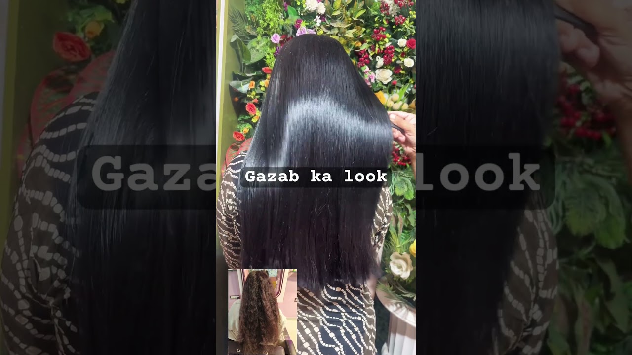 Smoothing #viral look at Kashika salon#varanasi vibes