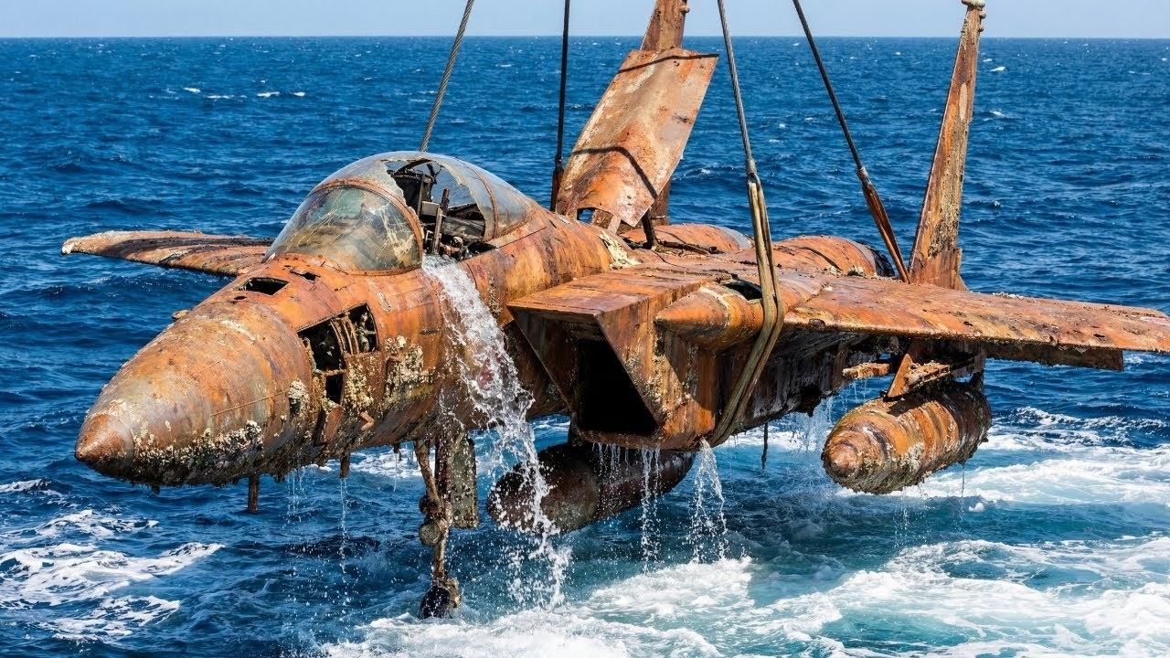 Salvaging & restoring the forgotten Mitsubishi F-15J Eagle from the ocean