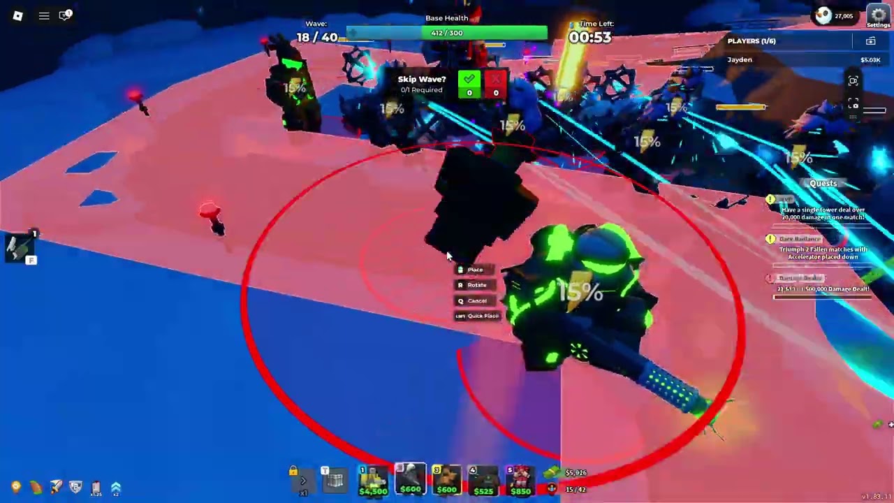 TDS fallen win on a hard map