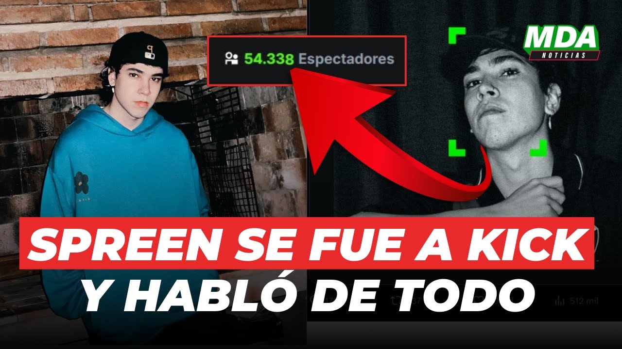 SPREEN DEBUTÓ en KICK y HABLÓ de TODO: su INTERNACIÓN, el FICHAJE en RIESTRA y más