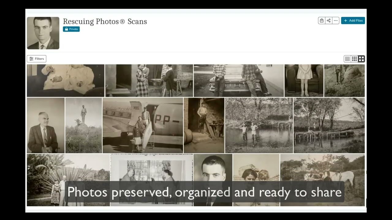 Rescuing Photos® Photo Scanning example