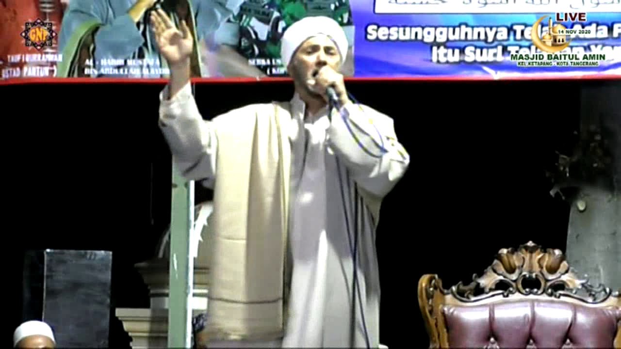 AL HABIB MUSTOFA BIN ABDULLAH ALAYDRUS   MASJID BAITUL AMIN 14 NOVEMBER 2020