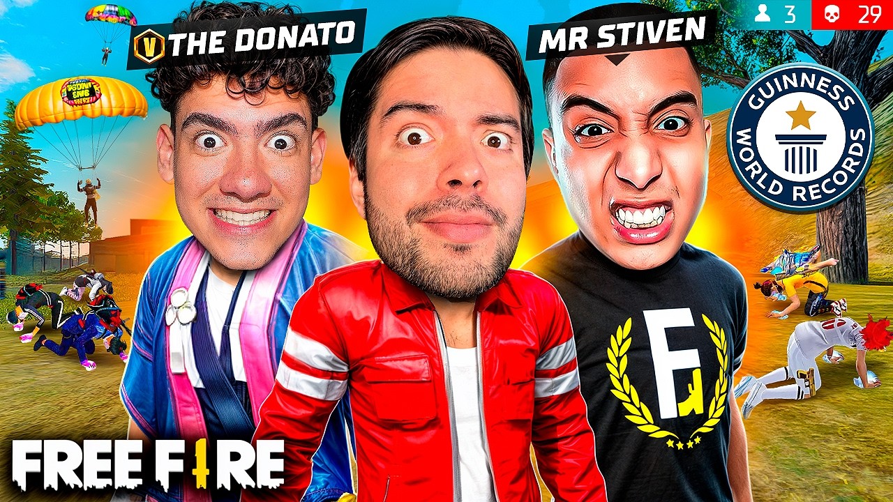 ANTRONIX y Mr STIVEN JUNTOS en FREE FIRE SOLO VETERANOS ! #freefire #antronixxg #garena