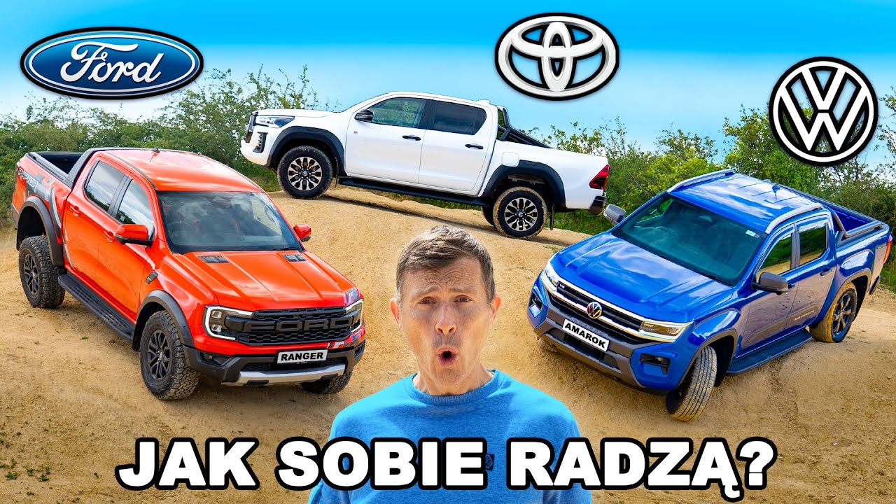 Toyota vs Ford vs VW: NIESAMOWITY test pick-upów!