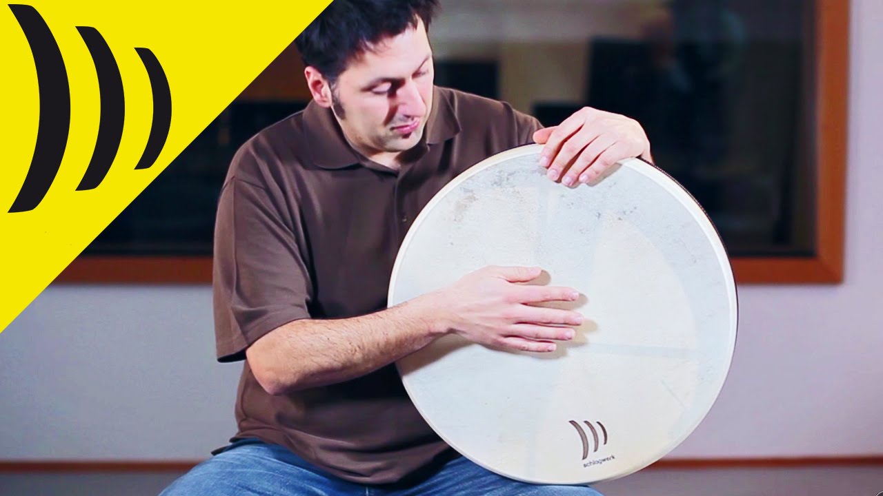 Frame Drum Natural 20'' / Rahmentrommel 20'' mit Haltekreuz  / Schlagwerk RTS52 // Murat Coşkun