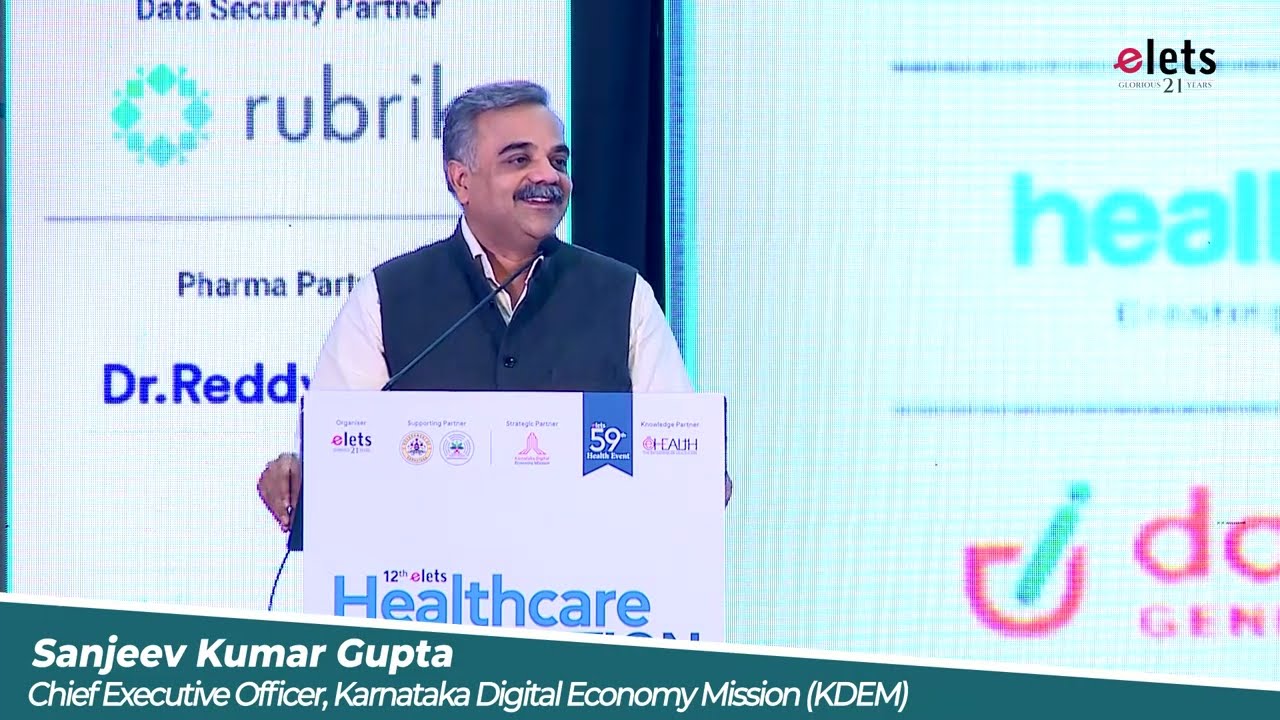 Sanjeev Kumar Gupta Chief Executive Officer Karnataka Digital Economy Mission (KDEM)