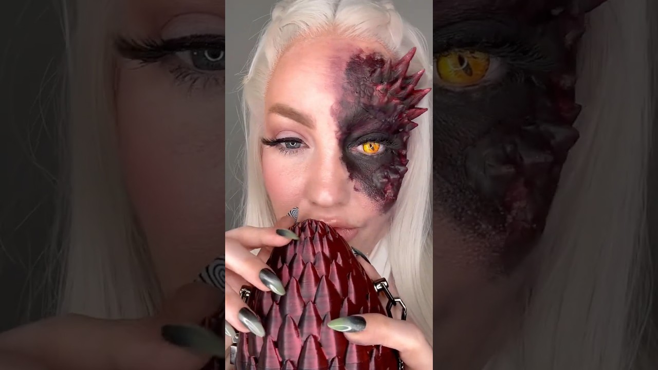 Daenerys Targaryen Makeup Look #31daysofhalloweenmakeup #sfxmua #halloweenmakeuplook