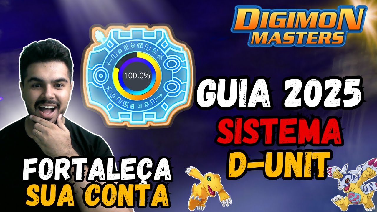 GUIA D-UNIT 2025 COMPLETO - DIGIMON MASTERS ONLINE
