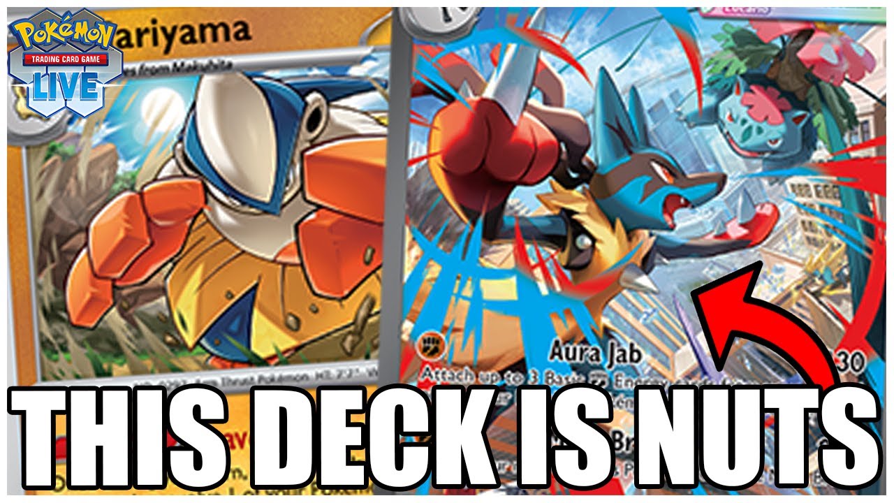 MEGA LUCARIO EX may be BROKEN!! | Pokemon TCG Live Deck & Gameplay