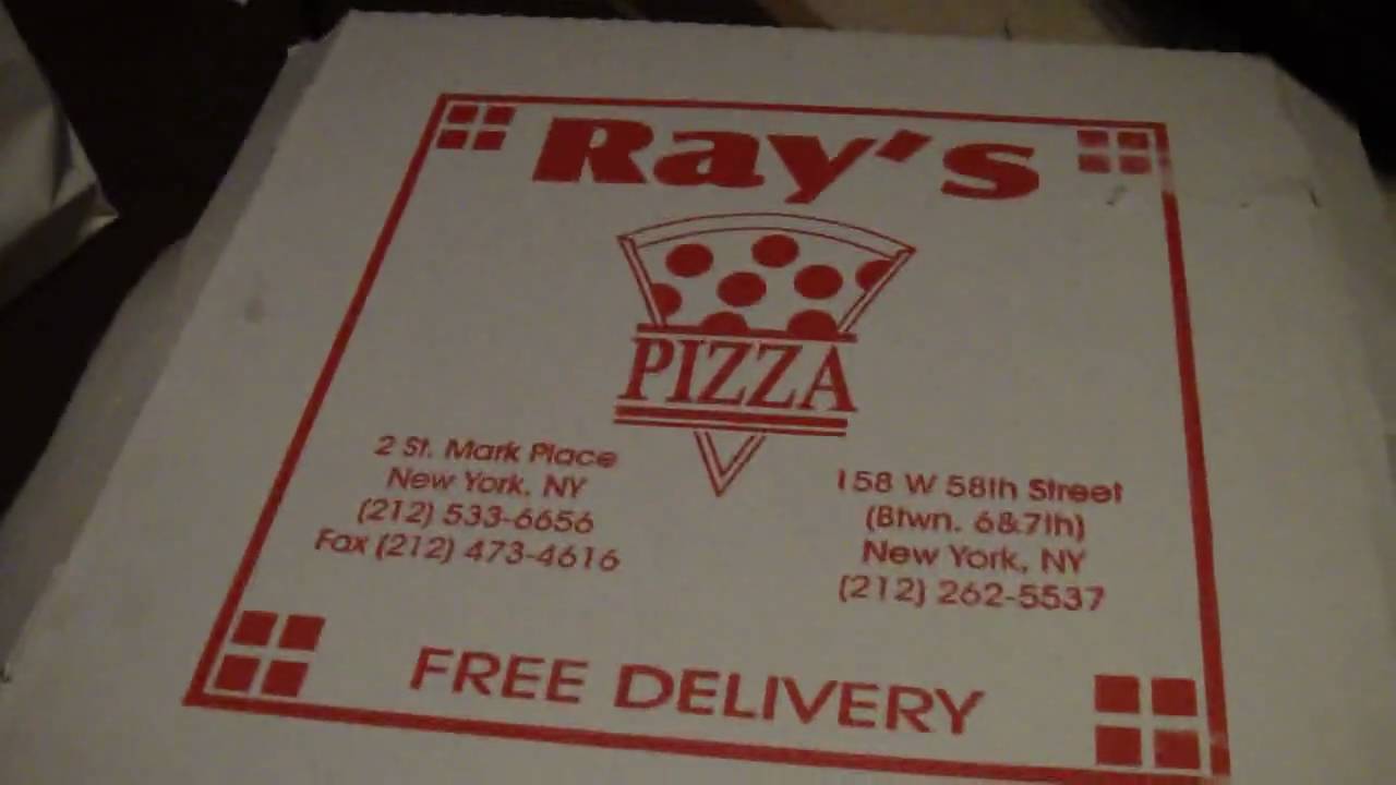 WOOhoo!!! Ray's pizza all the way from NYC.. Lov ya auntie