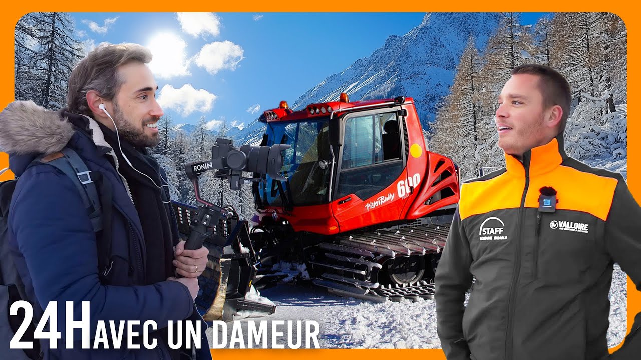 Une journ&eacute;e avec un dameur !