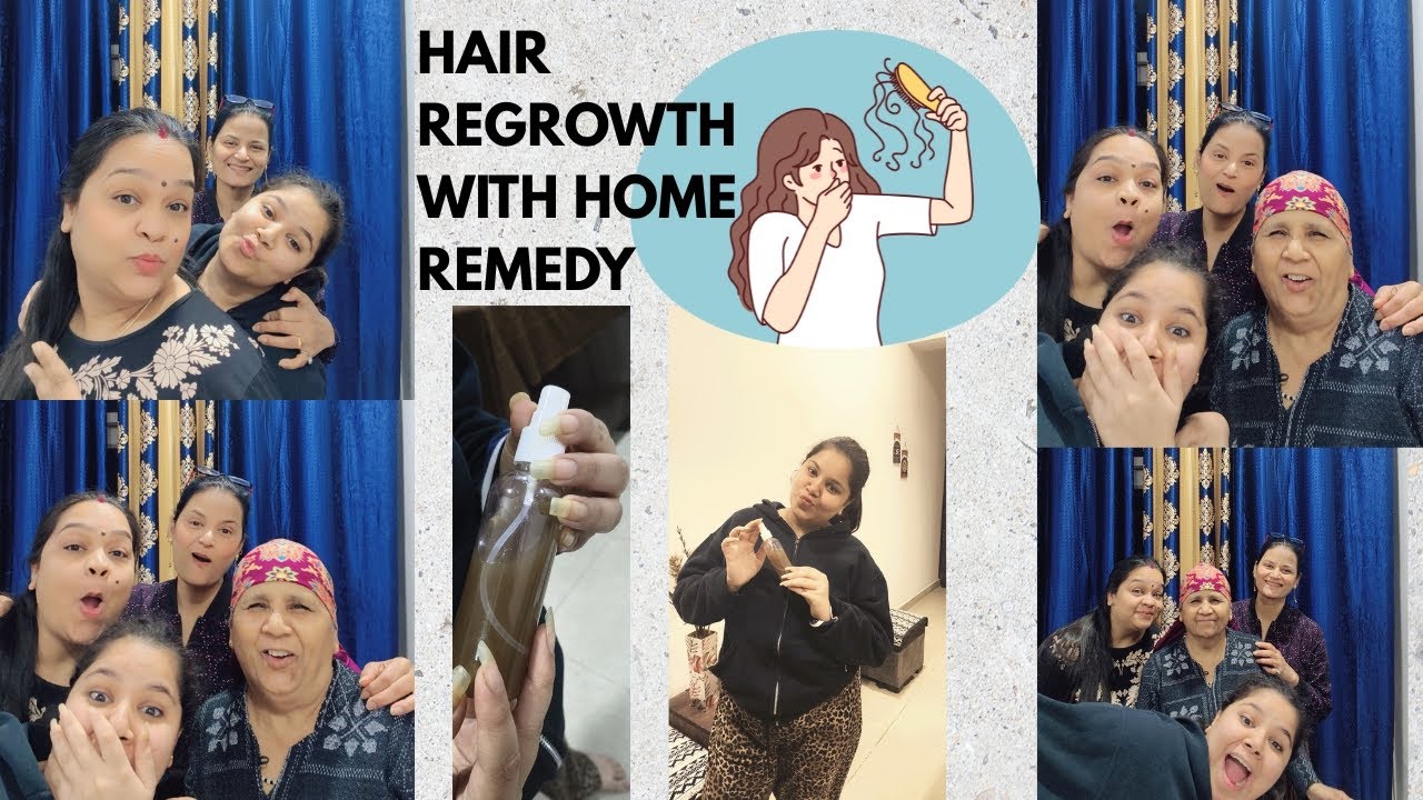 😂 NANI KI HAIR REGROWTH HOME REMEDY😜/ PAGALPANTI BHI JARURI HAI THODI 😎 #vinnykhuranavlogs