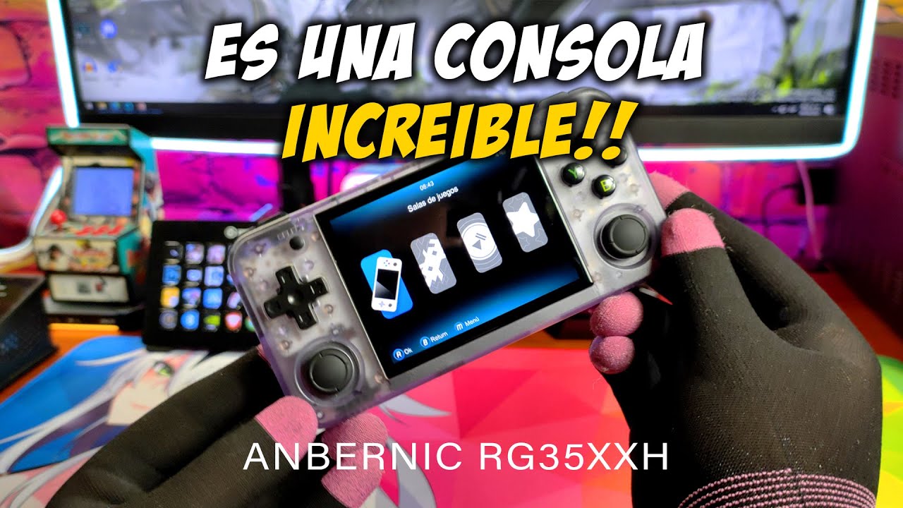 NO ES BUENA... ES INCREIBLE!! ANBERNIC RG35XXH REVIEW EN ESPAÑOL