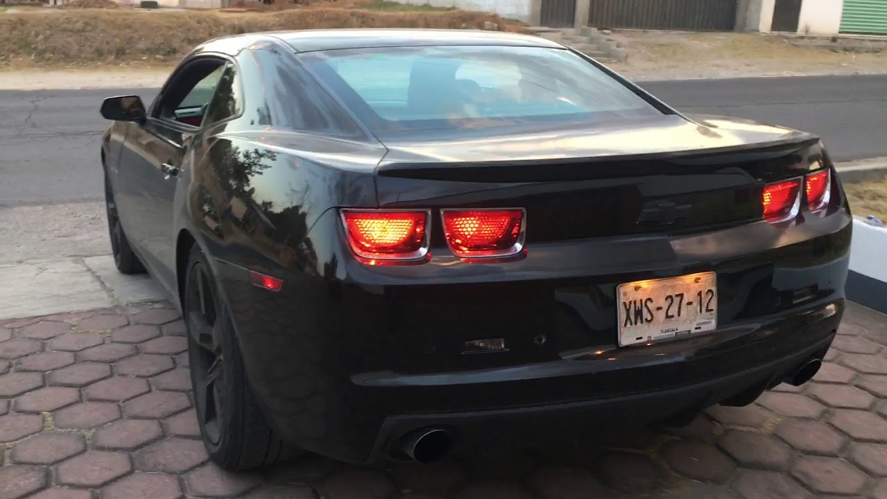 Long Tube Headers Straight Dual Pipes on Camaro SS LS3 6.2