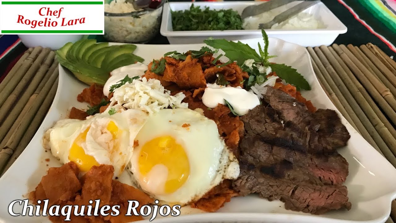CHILAQUILES ROJOS, RECETA DELICIOSA!