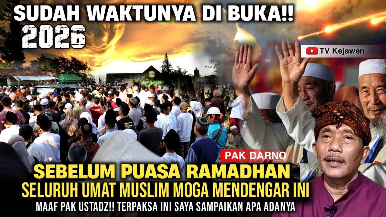 🔴JELANG BLN PUASA JUTAAN UMAT ISLAM BAKAL TERKEJUT MENYAKSIKAN INI...
