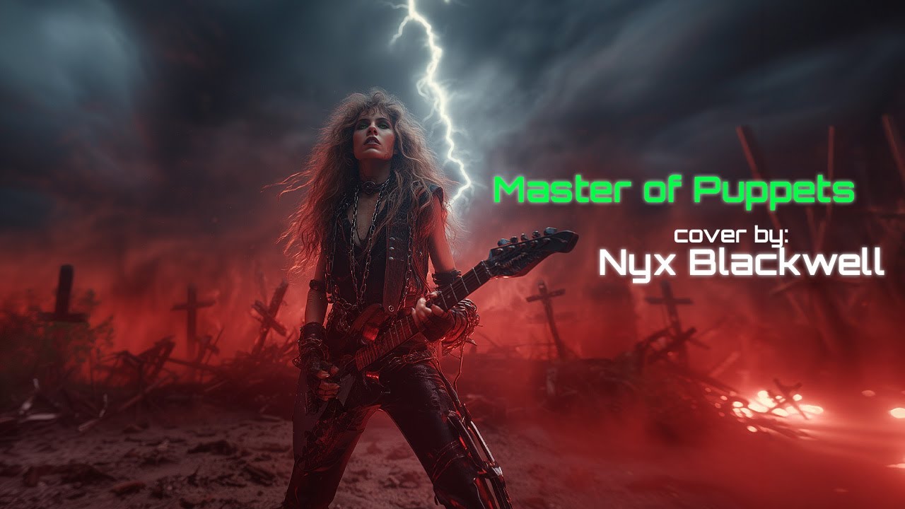 Master Of Puppets – Cover by Nyx Blackwell (Female Version)