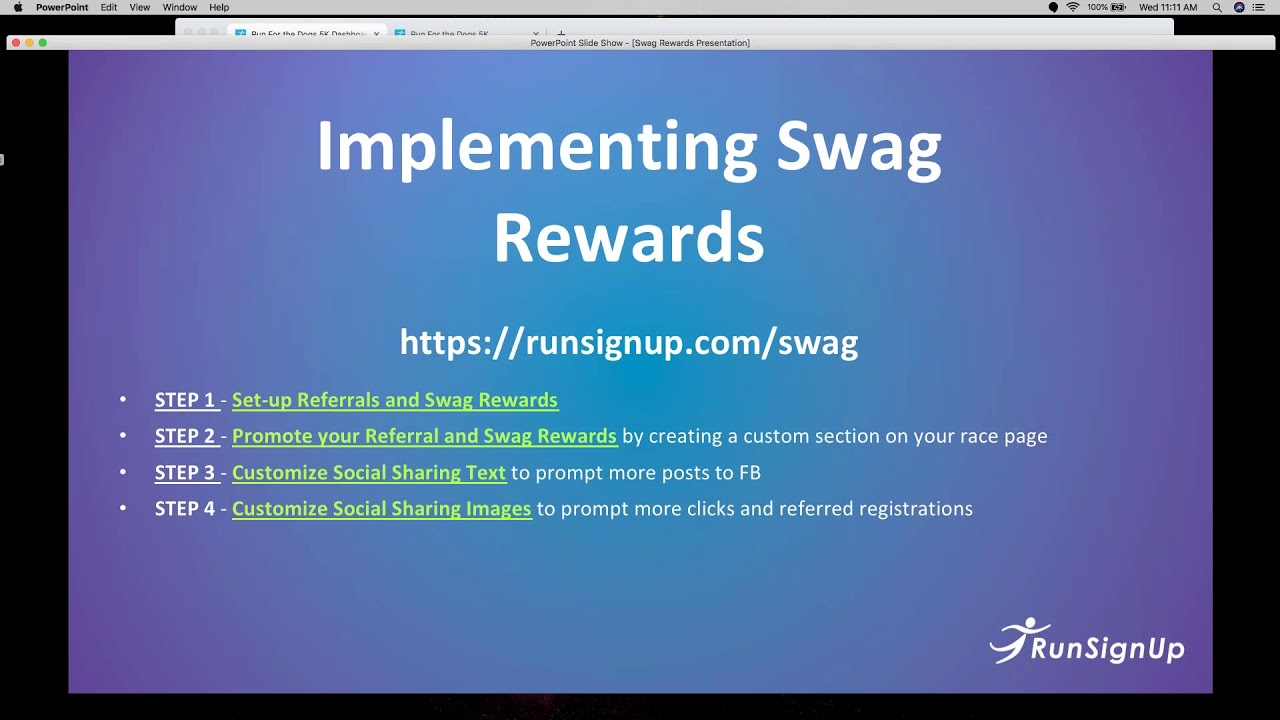 Marketing Webinar: Swag Rewards