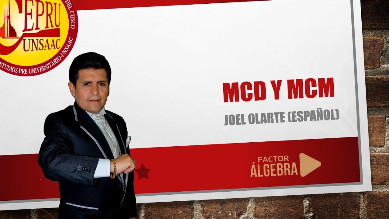 MCD Y MCM CON ESPAÑOL