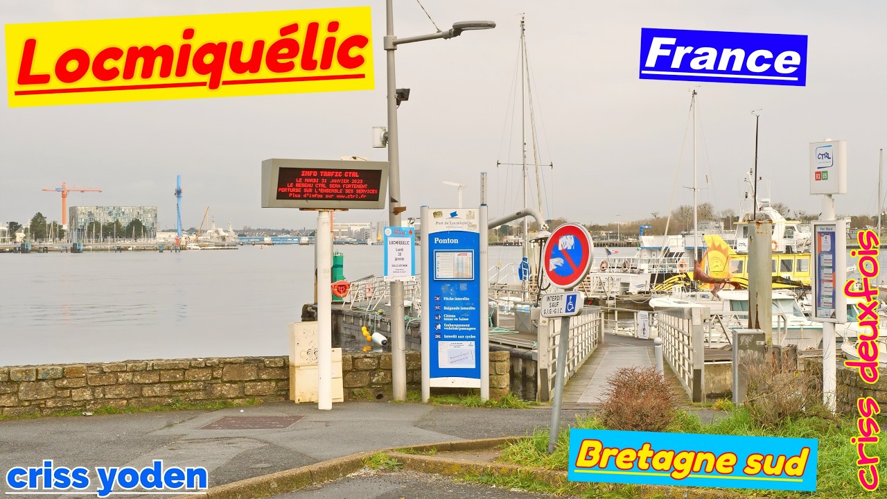 Lorient ; La Rade Vue de Locmiquélic ; Morbihan ; Bretagne Sud ; France
