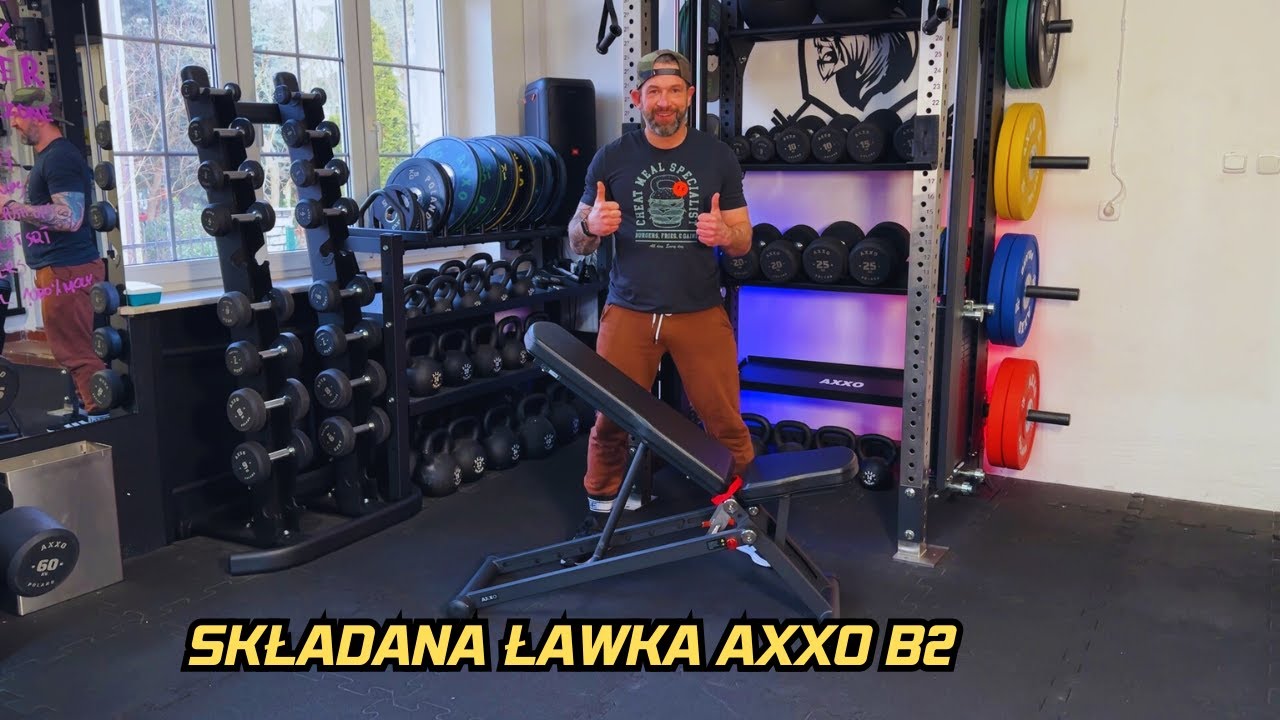 Składana ławka treningowa AXXO B2 Czy to najlepsza ławka  na rynku?