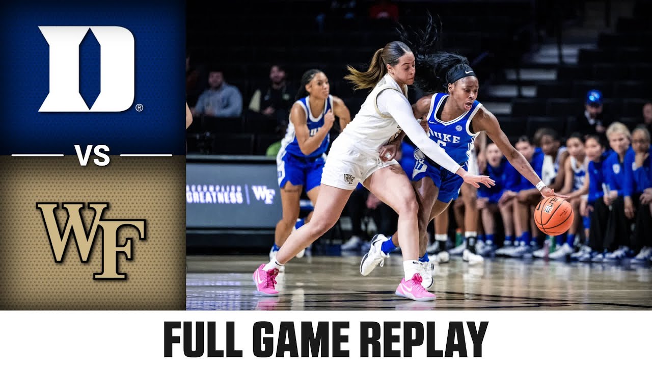 Duke vs. Wake Forest Full Game Replay | 2024-25 ACC Women's Basketball