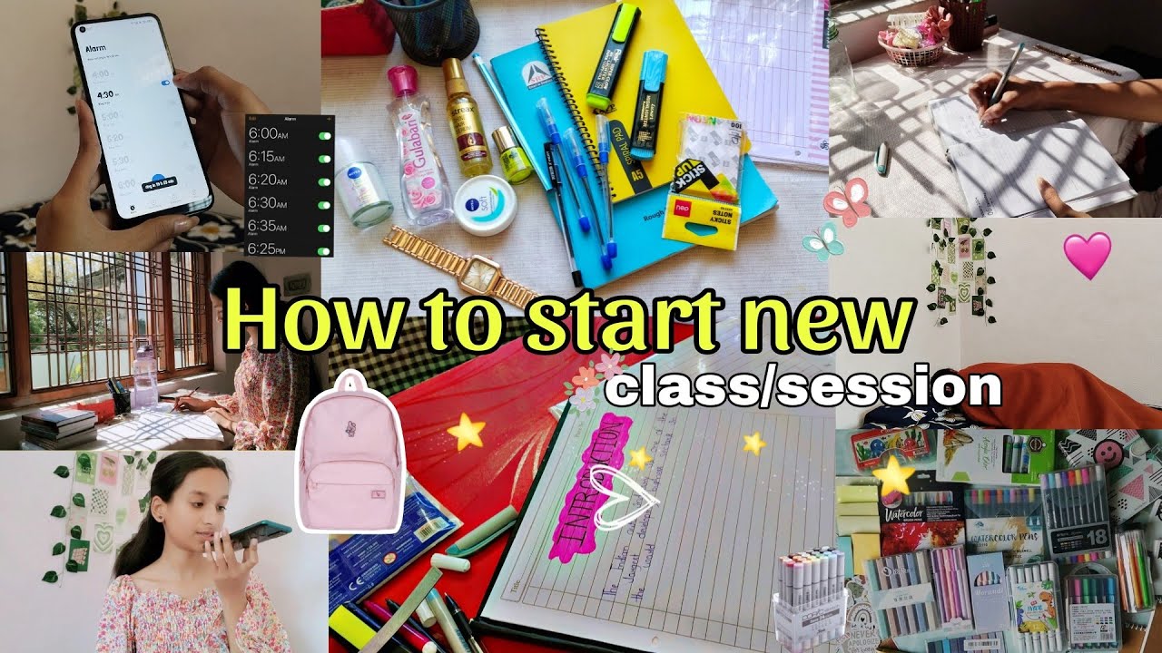 HOW  TO START NEW  *SESSION/CLASS*  STRONGLY 🛍️🎯✨