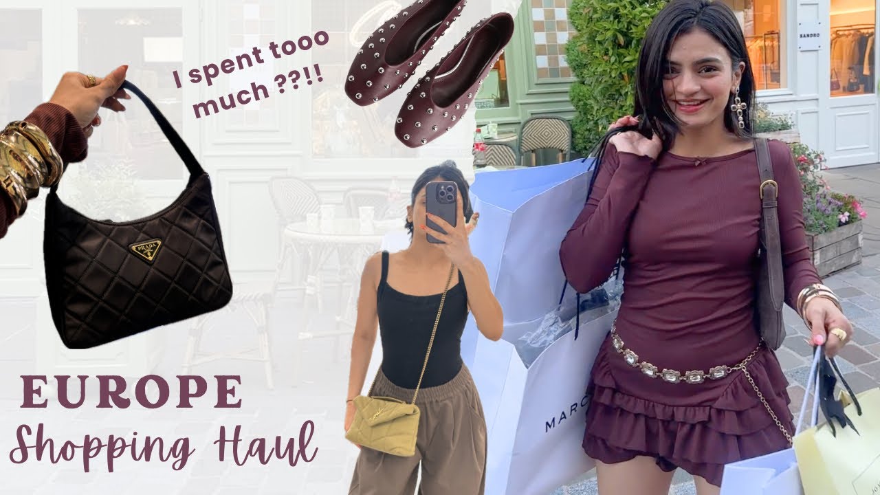 Everything i SHOPPED in Europe🛍️💸