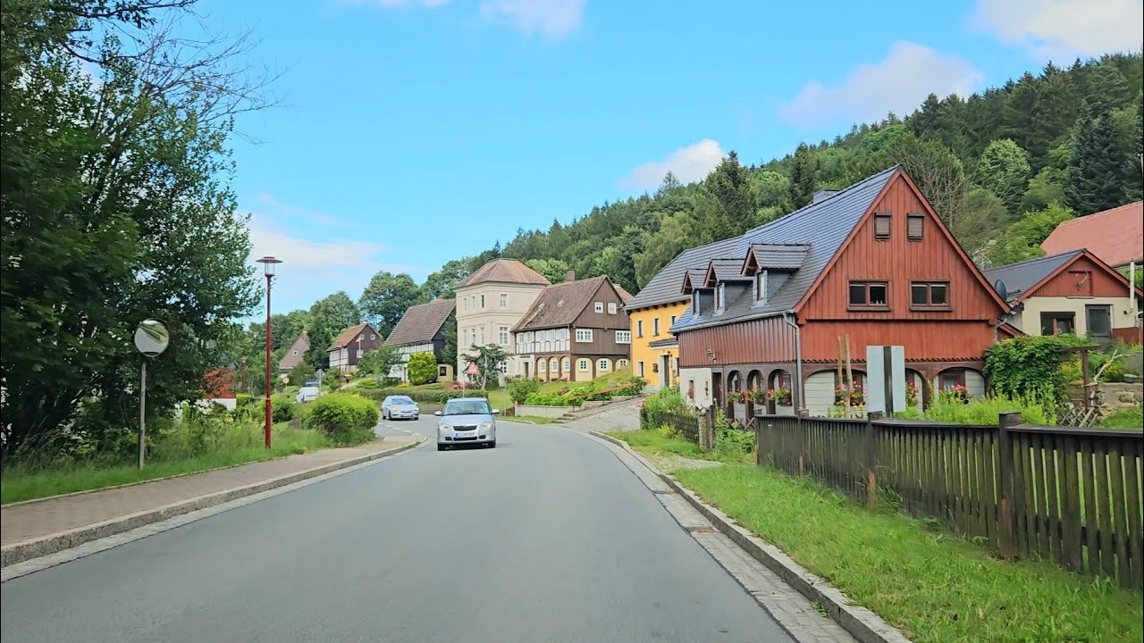 Driving in Germany 🇩🇪 ( Oybin ) One Of The Most Beautiful Place For Visiters in Sachsen Germany | 4k