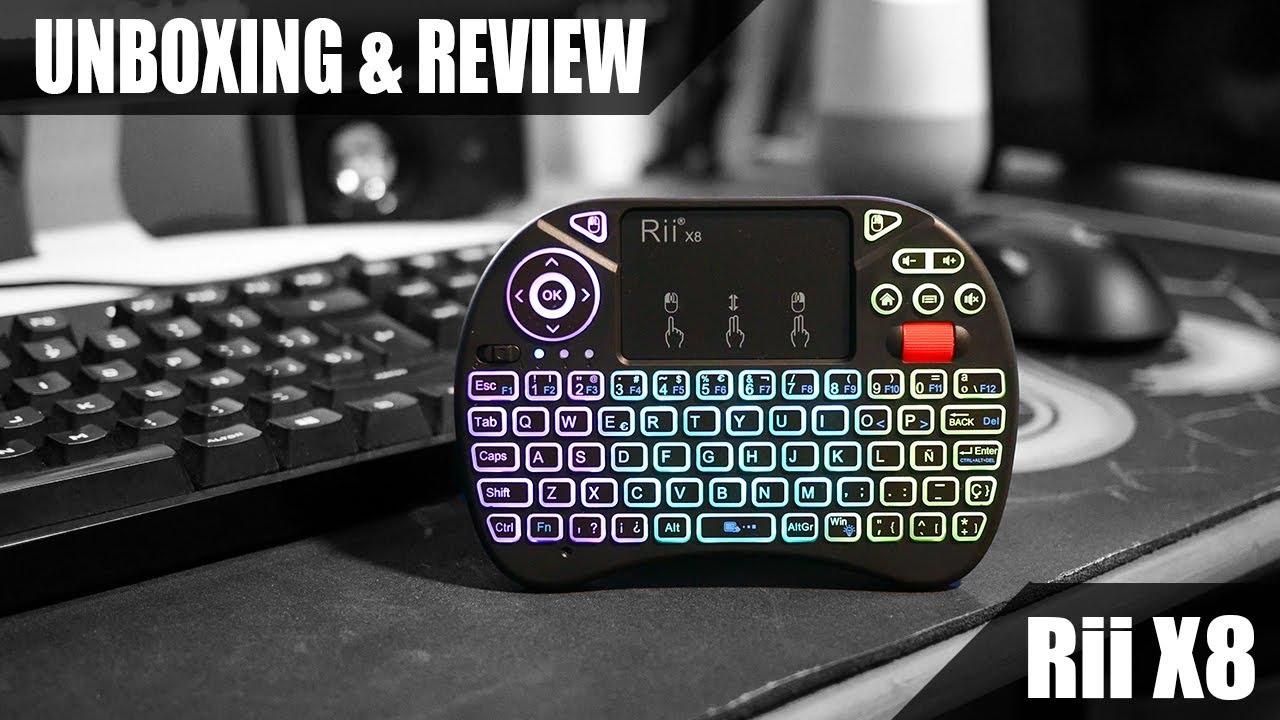 Rii X8 - Unboxing & Review - Mini teclado RGB