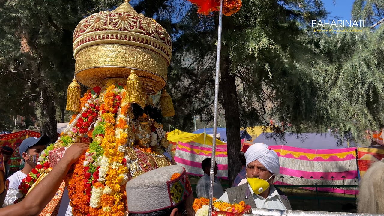 कुल्लू दशहरा 2021 में देव श्री बुंगड़ू महादेव जी की जलेब