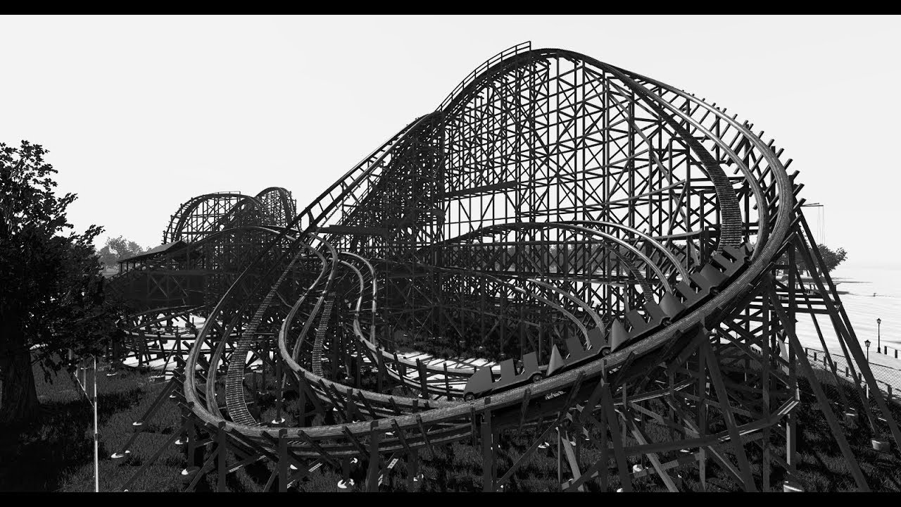 Crystal Beach Cyclone recreation - NoLimits 2